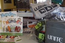 Just a few of the more than 270 items available for bidding on in the 2017 Rotary Christmas Auction