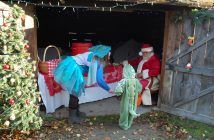 The Tooth Fairy and Santa Claus took a break from their regular duties to make a return visit to The Great Pumpkin Trail