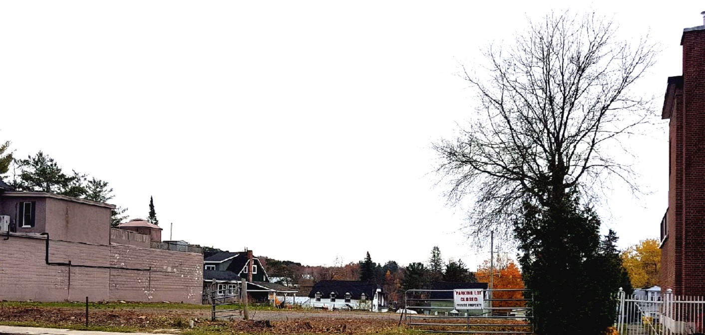 This vacant lot, which sits across from Town Hall between High Street and Princess Street, was cleared this fall