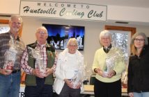 Team Don - placing third - Don Lupton, Bill Davidson, Joan Dunn and Marg Dollar.