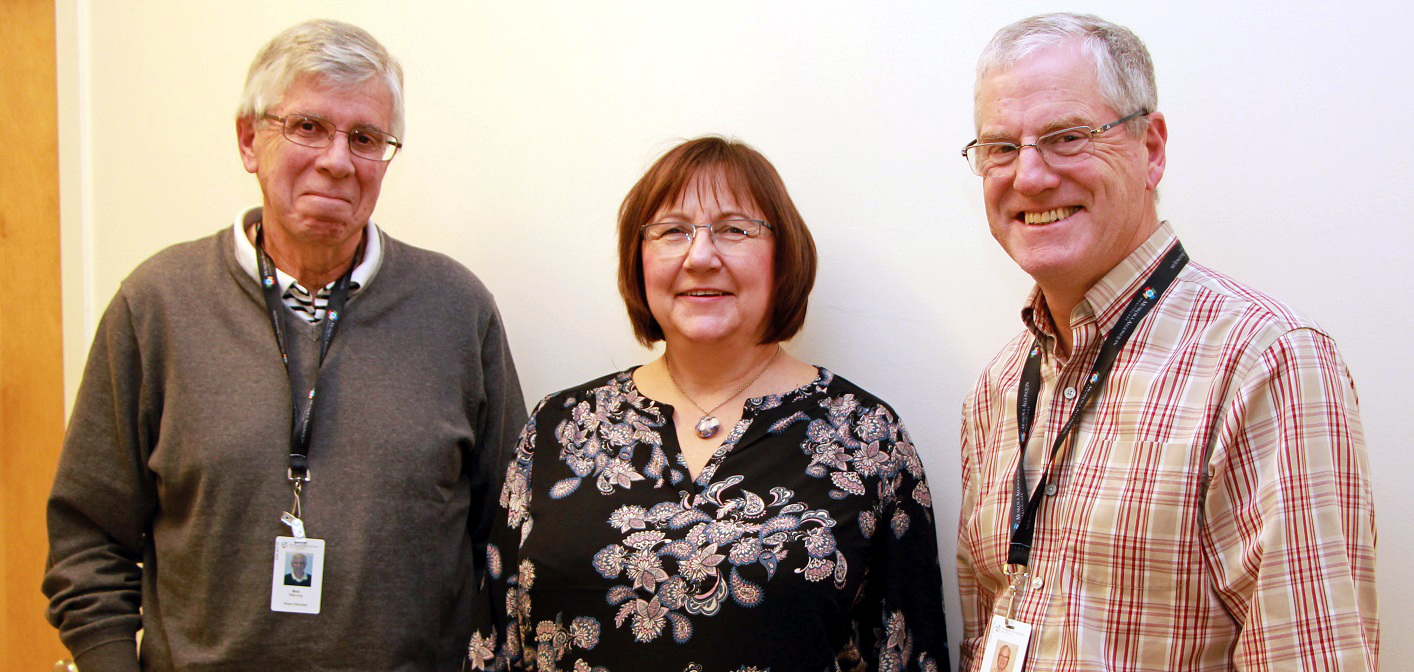 New MAHC board and committee members Bob Manning, Kathy Newby, and Donald Eastwood (Missing: Mark Naylor)