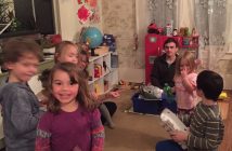 Playing an educational recycling game (supplied photo)