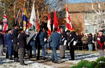 The air cadets were relieved of their duty following the ceremony.