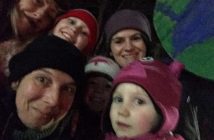 Members of the Green Team at the Santa Claus Parade: Charlie, Celine, Judith, Ashley, Juniper and Soleiah (supplied photo)
