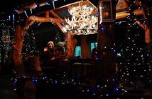 Rambob's Log Works had a cozy float