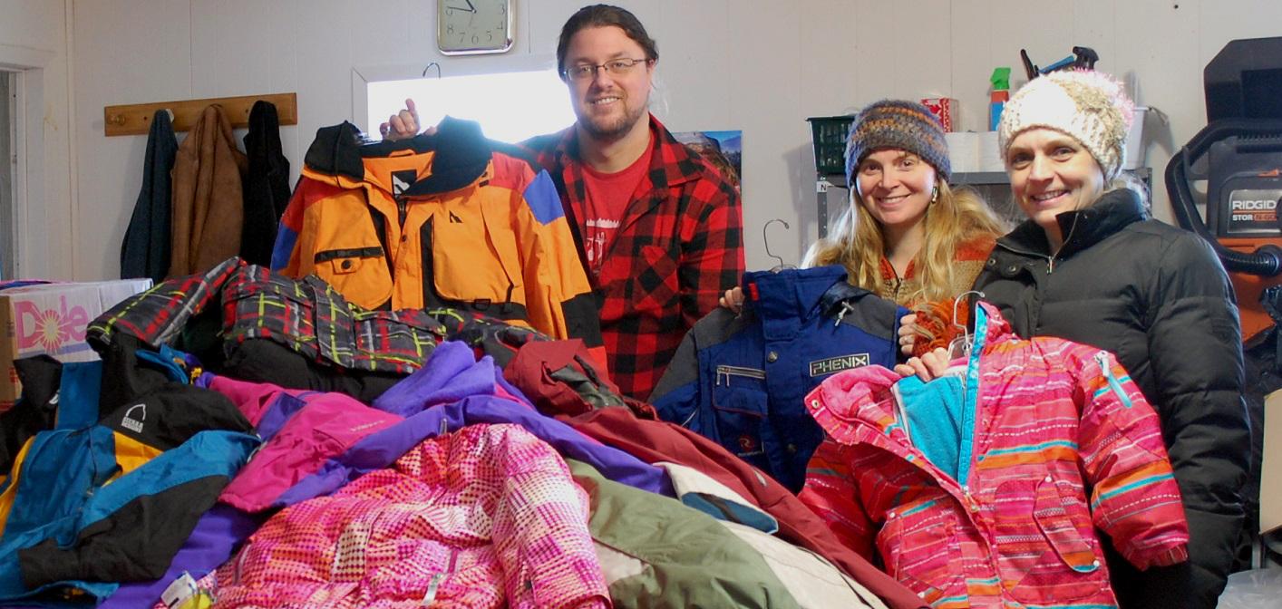 (From left) AO’s Marketing Director Randy Mitson, The Table CEO Heather Berg, and The Table Exchange Store co-ordinator Susie LaRose