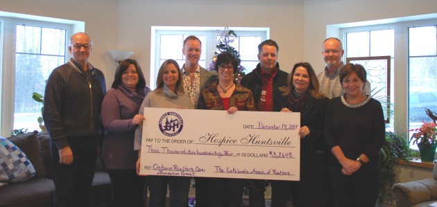 Ontario Realtors Care Foundation donates $3,264 to Hospice Huntsville