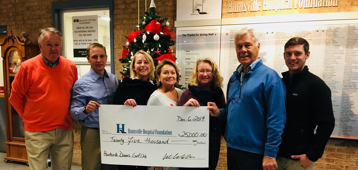 Huntsville Downs cheque presentation