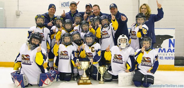 The Otters Aquadome Novice Rep team win the Duke Knox cup in overtime
