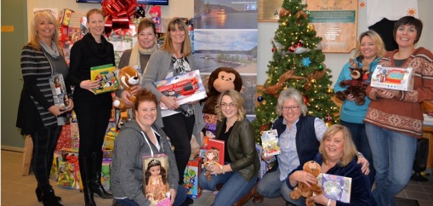 Lake of Bays toy mountain for Salvation Army reaches 154 toys tall