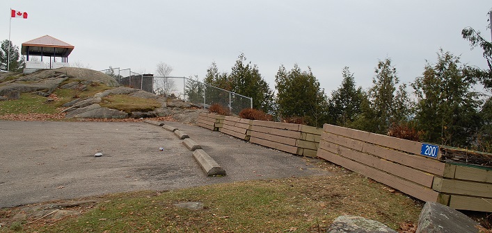 These planters will be removed from Lions Lookout in the spring of 2018