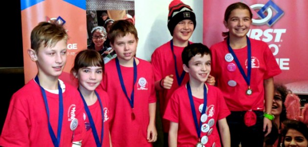 Library’s FIRST LEGO robotics team has solid showing at its first regional competition