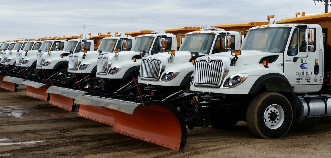 Truck in the Carillion roads fleet (Photo via LinkedIn)