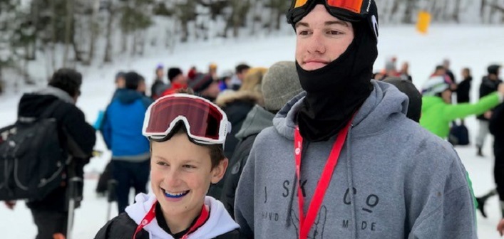 It was double gold for both Kyle Mattice (left) and Ethan Murdy at the Timber Tour (Photo: Wendy Murdy)