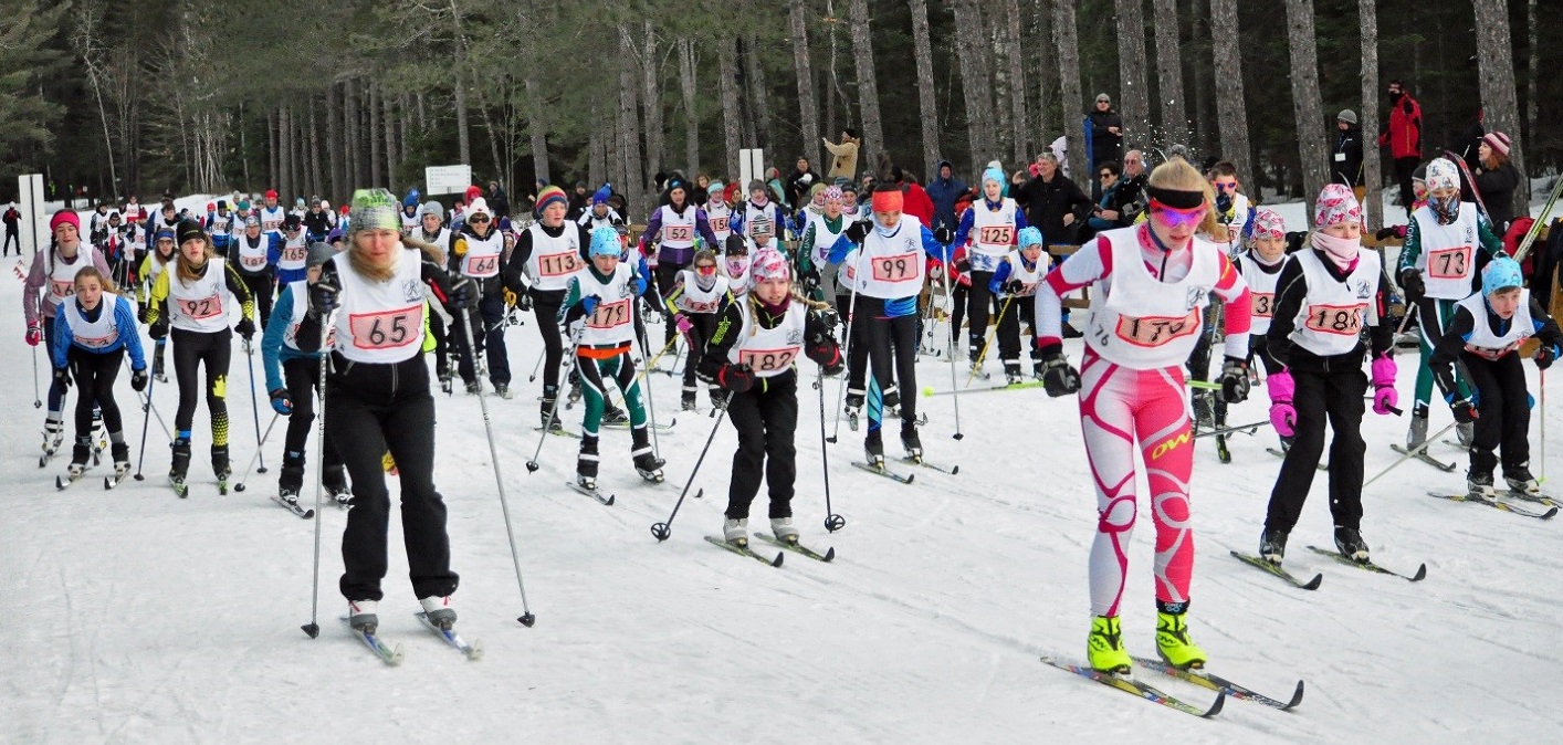 Muskoka Loppet 5k start 1