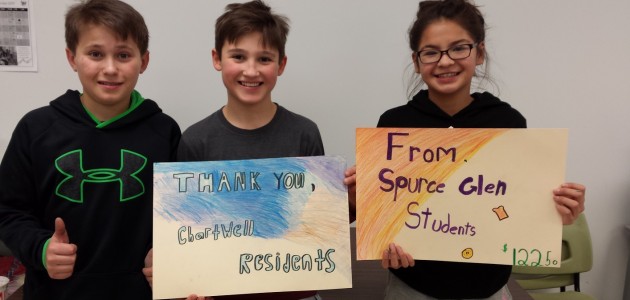 Chartwell residents raise funds for Spruce Glen’s breakfast program