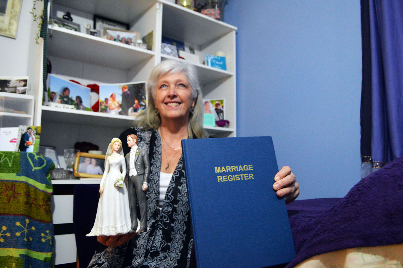 Love is love, says wedding officiant Evelyn Coker. And it’s a beautiful thing.