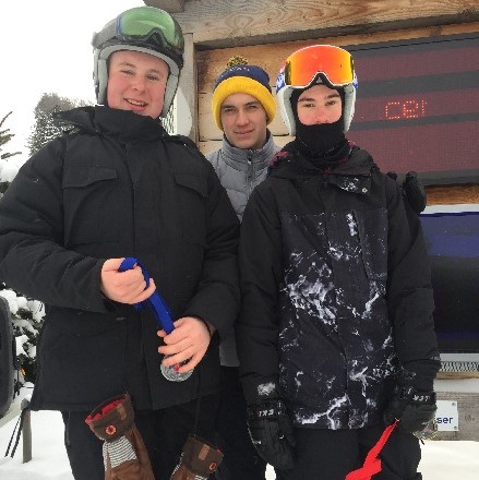 (From left) Chris Miller, Zach Belfry and Noah Jason