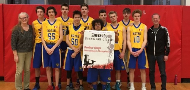 HHS Senior Boys basketball team wins Muskoka Classic