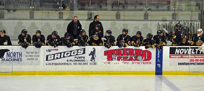 Jr C Otters bench