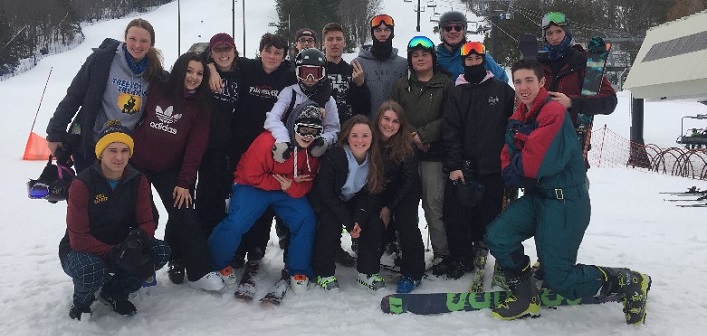 Most of the HHS Alpine Ski Team