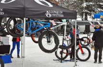 Fat Bikes were available for people to try out courtesy of Algonquin Outfitters
