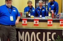 Muskoka Moosies volunteers (from left) Mark Trickey, Helen Pearson, Debbie Holtby, and Jill Winter (Photo: Cheyenne Wood)