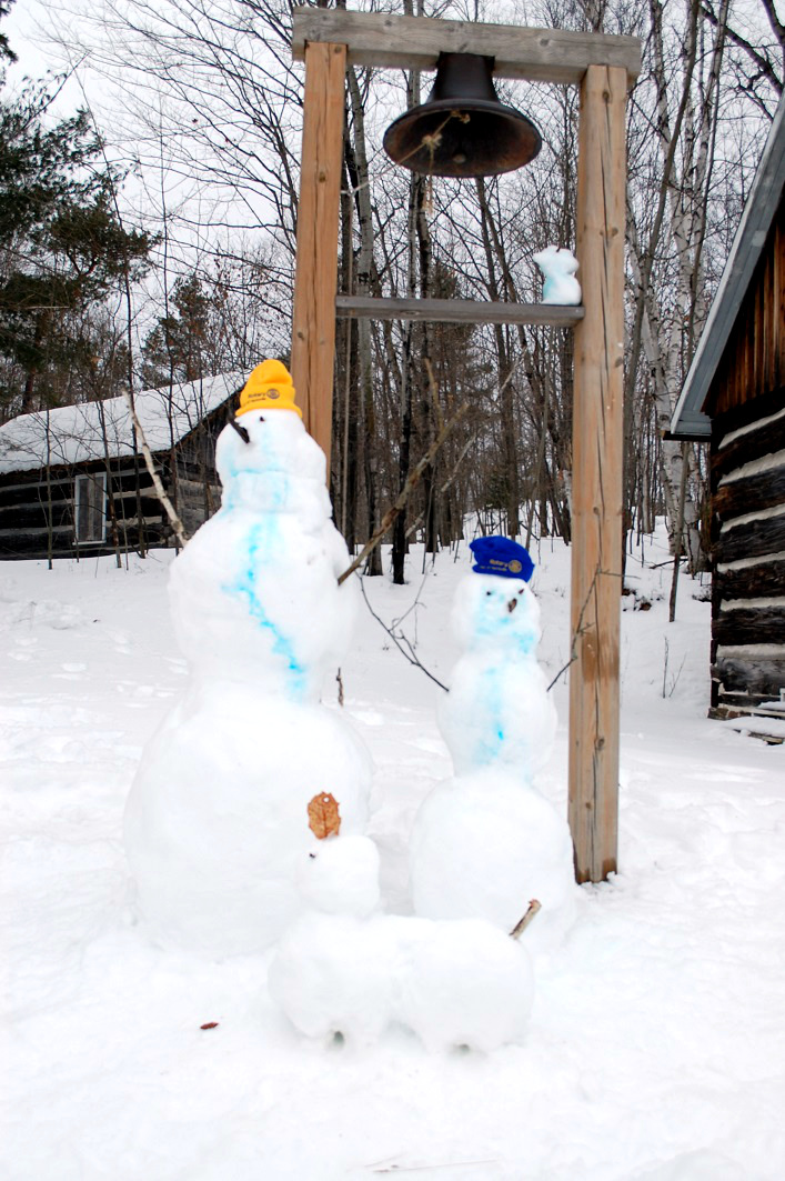 This Rotary snow family enjoyed the day, too