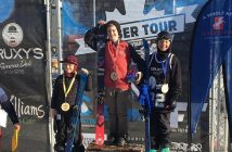 Thomas McEwen wins U12 gold at the Timber Tour provincial championships (Photo: @agenda.freeski / Instagram)