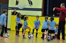 Mike Hill (right) is the indoor program facilitator.