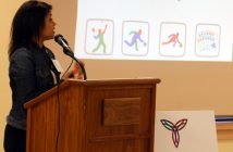 Huntsville 2019 General Manager, Sheri Renaud, unveils the 10 sports that will be featured at next year's Ontario 55+ Winter Games