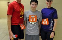 (From left) Ken Dejong, Ryan Dejong and Elke Popp – members of the Barrie Bay Dogs Triathlon Club