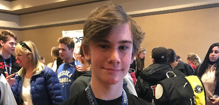 Noah Jason at OFSAA (supplied photo)