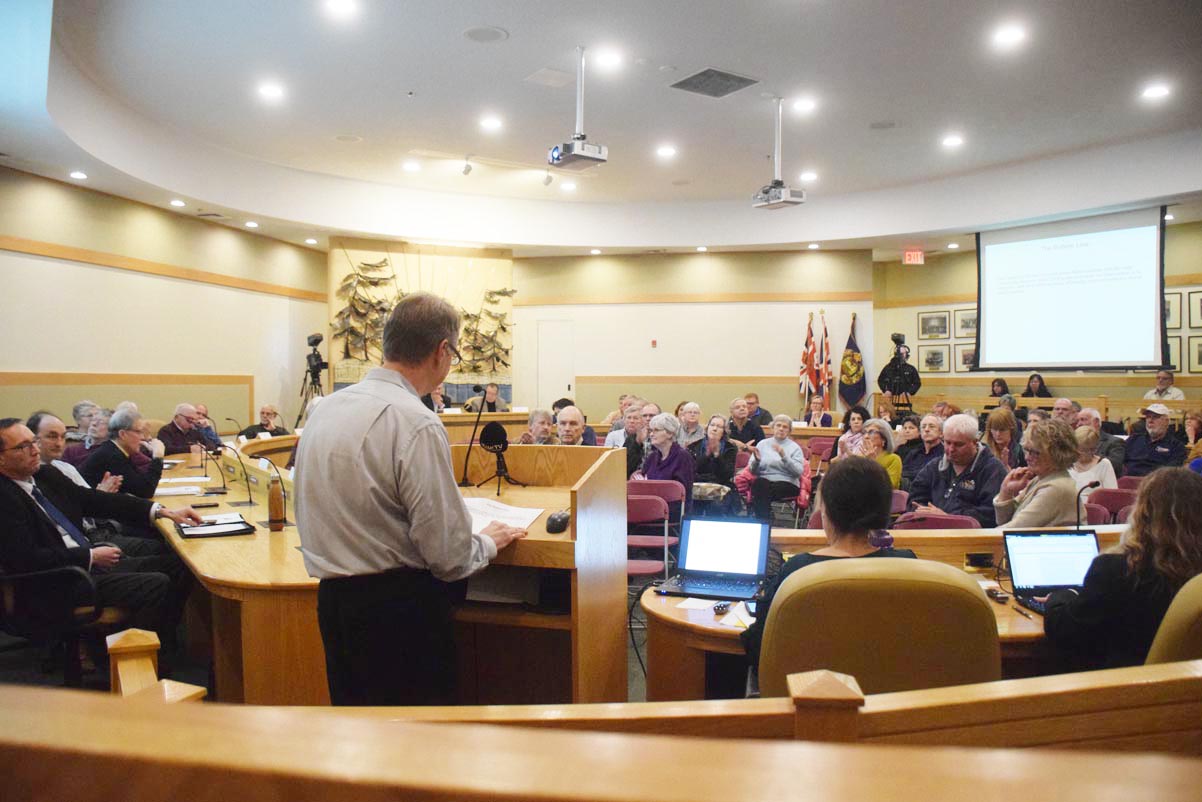 One by one speakers told committee they preferred two acute care hospitals.