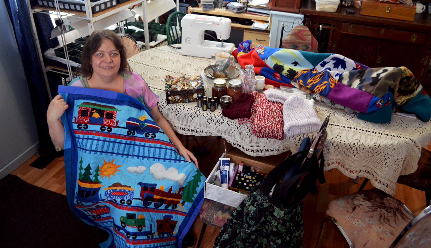 Joy Nixon-Botting embraces the old-fashioned way of keeping busy…