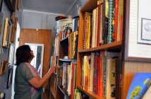 As an avid reader, Joy has acquired somewhat of a mini library in her home.