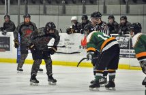 Muskoka Rent-all (in green) vs Dorset Ducks