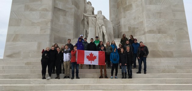Learning beyond the classroom: HHS students visit World War I sites