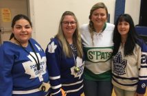 Riverside staff (from left) Nikki Bible, Cheyenne Wood, Jessica Bilz, and Pamm Wagg