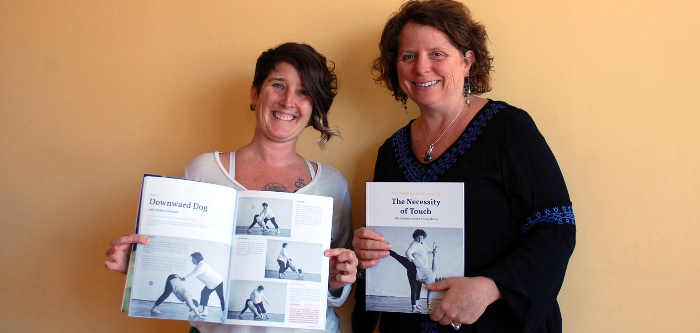 Wendy Martin (left) and Allie Chisholm-Smith with their new book, The Necessity of Touch