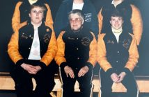A young Wendy McConnell, front left.