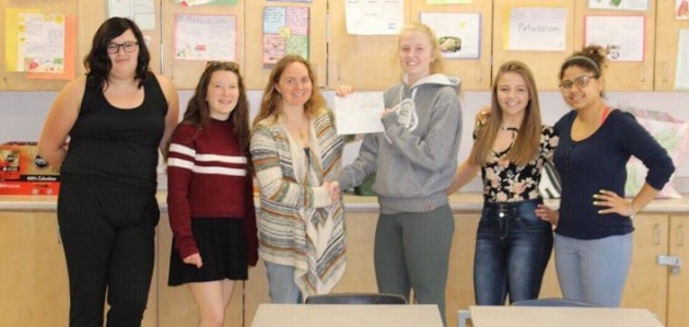 HHS Interact Club raises funds for local food banks