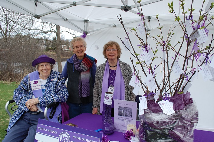 (From left) Volunteers Marge Denis, Geraldine O'Meara and Sandra Young