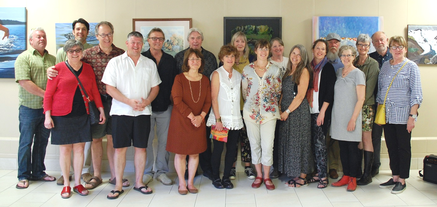 Muskoka Autumn Studio Tour members and dignitaries gathered for the tour’s 40th anniversary kick-off