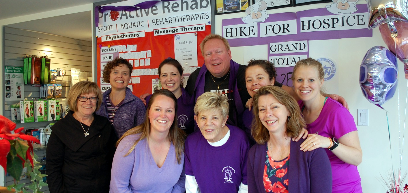 (Back from left) Janet Srutwa, Leslie Tempest, Sarah Tyler, Ian Dique, Stacey Van Schyndel; (front from left) Marlee Moore, Norma Cockwell, Janis Washington, and Krista Irving