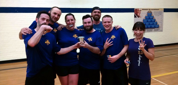 Crushed Grapes (from left) Graham Thompson, Dawid Juszczak, Mel Mercier, Paul Borbeau, Sean Spadafora, Kyle Litchfield and Carolyn Nates.