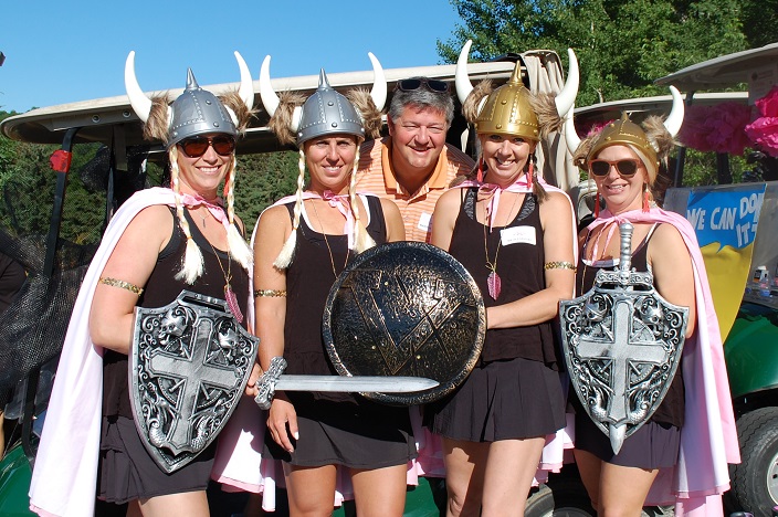 (From left) Kristin Adams, Brywn Perera, Mayor Scott Aitchison, Nicola McKay, and Melissa Key