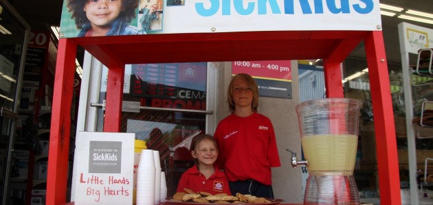 Griffin and Sofia raise another $2,135 for SickKids