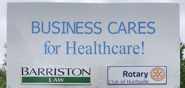 Rotary Club and Barriston Law the latest to pledge $25,000 to the Huntsville Hospital Foundation