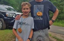 Ty Gevaert with coach Andy Parry (Photo: Angela Deemert)